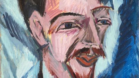 Alfred Döblin, portraitiert von Ernst Ludwig Kirchner