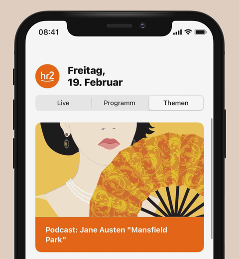 Der Bereich "Themen" in der neuen App