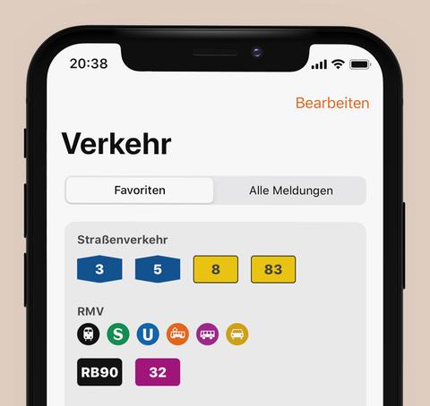 Verkehr in der hr2-App