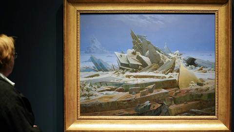 Das Bild "Eismeer" von Caspar David Friedrich