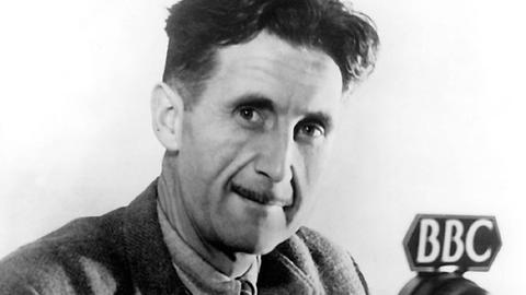 George Orwell mit BBC-Mikro