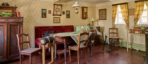 Hessenpark: Innenansicht eines Hauses aus Fellinghausen