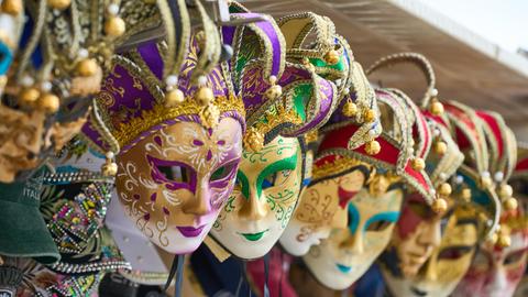 Venezianische Masken