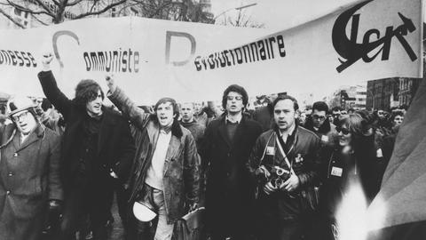 Protestierende Studenten 1968