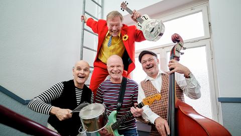 Die All-Star-Band beim Kinderliedermacherfestival