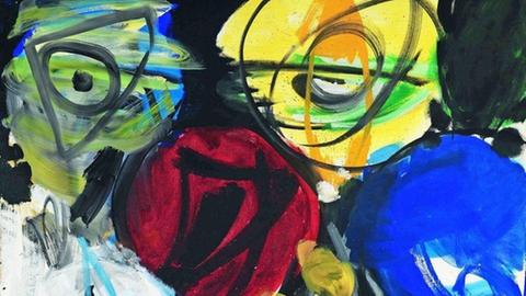 Abstraktes "Augenbild" von Ernst-Wilhelm Nay