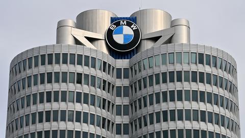 Das BMW-Hochhaus in München entworfen von Karl Schwanzer