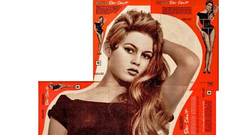 Brigitte Bardot im Bravo-Starschnitt 13–23/1959