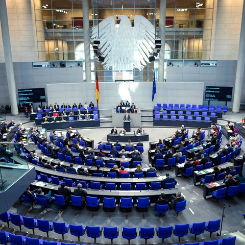 Plenarsitzung im Bundestag