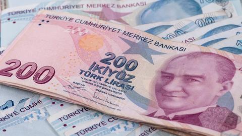 Türkische Banknoten 200 Lira 