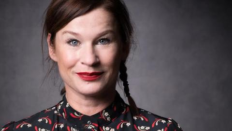 Die Schauspielerin und Sprecherin Dörte Lyssewski 