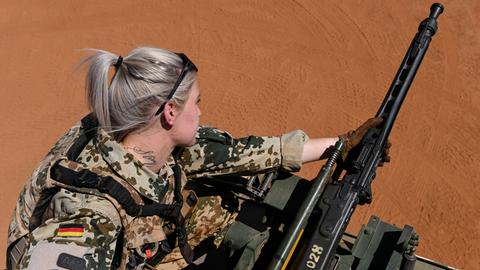 Soldatin bei der Bundeswehr