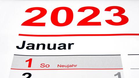 Kalender 1. Januar 2023