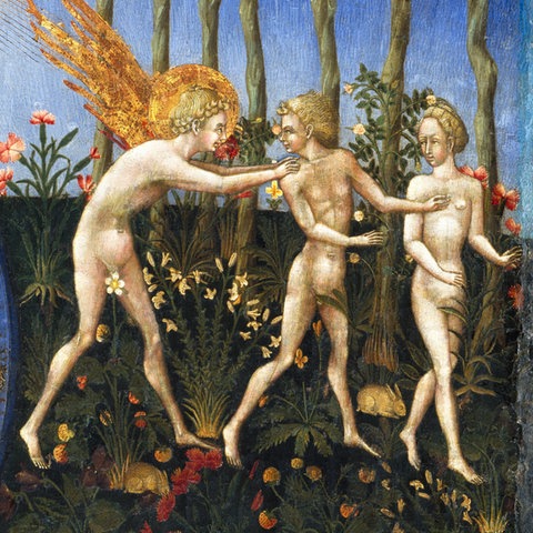 Giovanni di Paolo: Erschaffung der Welt und Vertreibung aus dem Paradies, 1445
