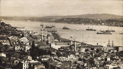 Blick auf Konstantinopel um 1935