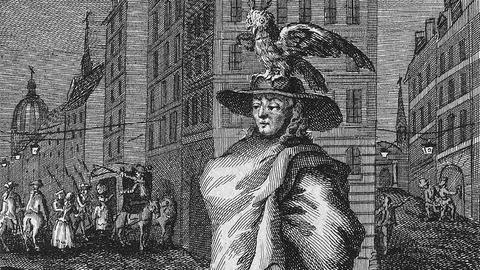 Illustration aus "Nuits de Paris" von Rétif de la Bretonne