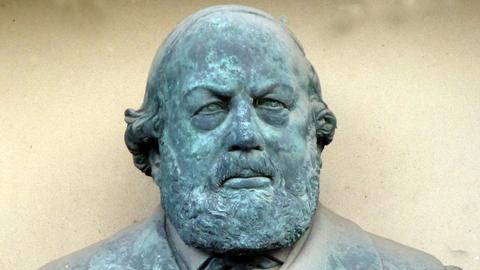Komponist Ferdinand Hiller (1811-1885) als Büste von Anton Werres