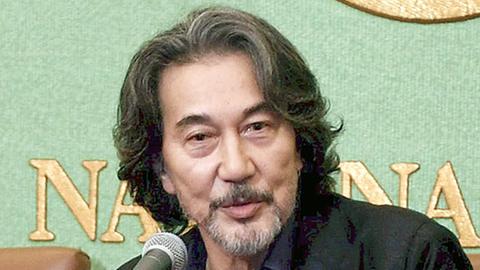 Koji Yakusho, Schauspieler aus Japan,  nachdem er im Mai bei den Filmfestspielen in Cannes den Preis für den besten Schauspieler für seine Rolle in "Perfect Days" gewonnen hat.