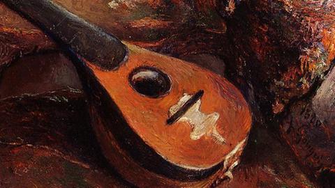 Paul Gauguin: Mandoline auf einem Stuhl