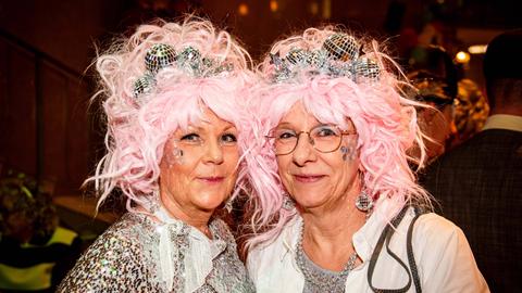 Rosa 1 und Rosa 2 auf der Fastnachtssitzung des hr "Hessen lacht zur Fassenacht"