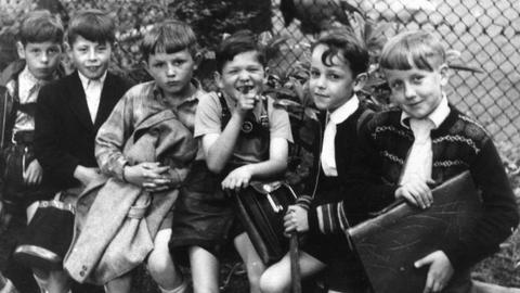 Schulkinder in den 1950er Jahren