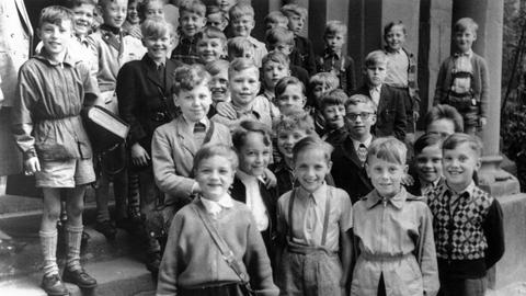 Schulklasse in den 1950er Jahren