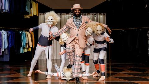 Foto aus der Inszenierung von "Sklaven leben" am Schauspiel Frankfurt