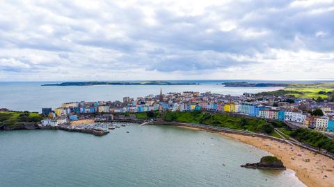 Tenby in Wales