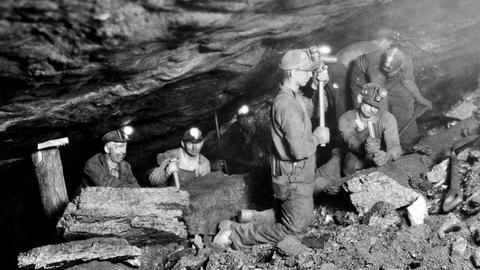 Bergleute in den USA