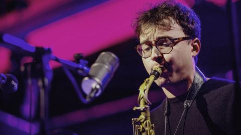 Fabian Dudek beim 52. Feutschen Jazzfestival Frankfurt 2021