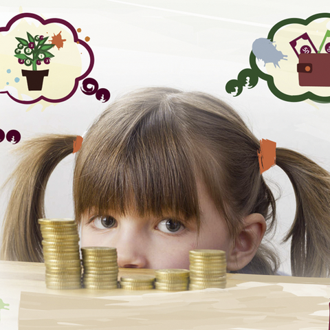 Kind mit Geld