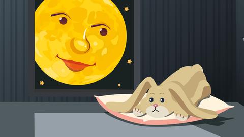 Hase und Mond