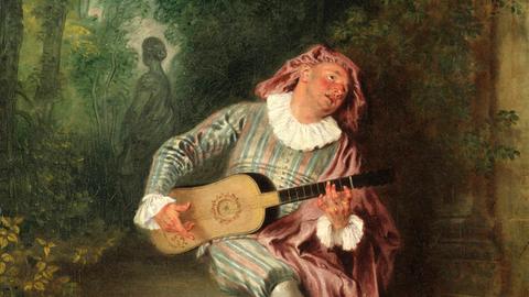 "Mezzetin" von Antoine Watteau