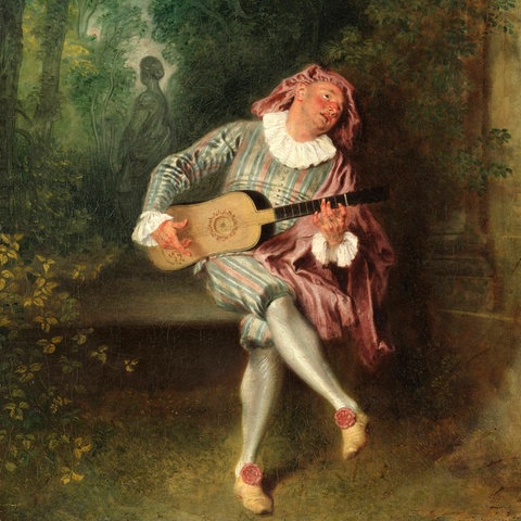 "Mezzetin" von Antoine Watteau