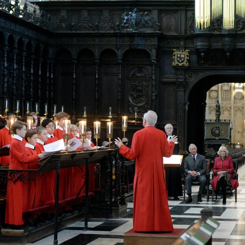 Der Chor von King's College in Cambridge