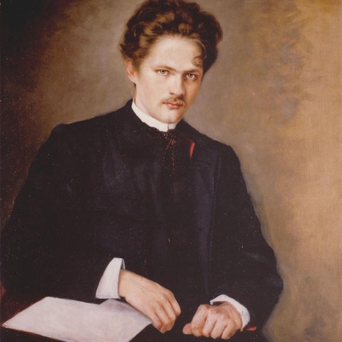 Gustav Jenner, Universitätsmusikdirektor in Marburg, Gemälde von Maria Fellinger