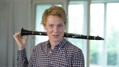 Der Klarinettist Jonas Frølund