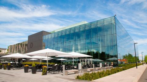 Das Konzerthaus "Musiikkitalo" in Helsinki