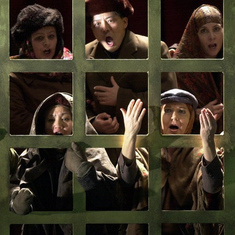 Szene aus der Oper "Boris Godunow"