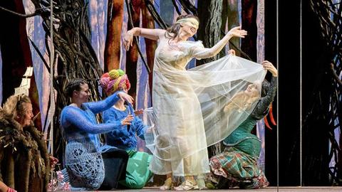 Szene aus "L'Orfeo" an der Wiener Staatsoper 