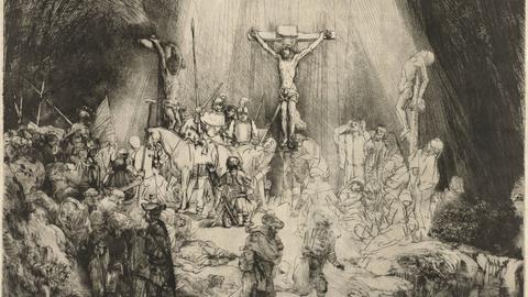 Kreuzigung von Rembrandt