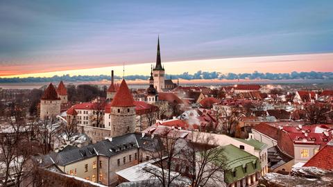 Blick über Tallinn