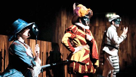 Szene aus "Le Maschere" an der Wexford Opera