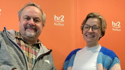 Lara Rieken zu Gast im hr2-Studio bei Alf Haubitz