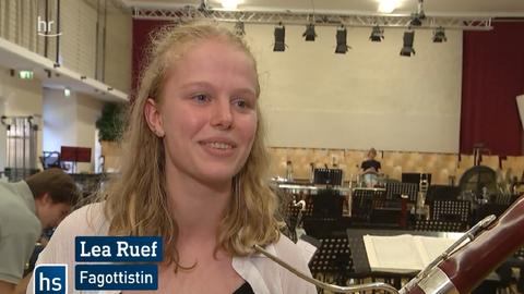Lena Ruef, Fagottistin im Hessischen Landesjugendblasorchester (2023)