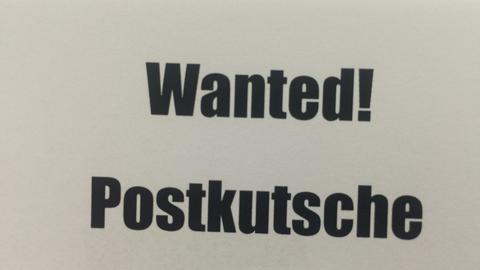 Wanted! Postkutsche
