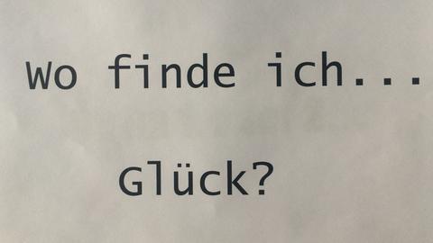 Wo finde ich Glück