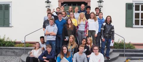Schülerinnen und Schüler der IGS Stierstadt