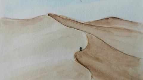 Gemälde Wüstendüne