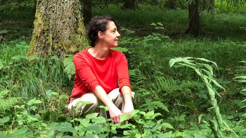 Britta Boerdner im Gelnhäuser Wald